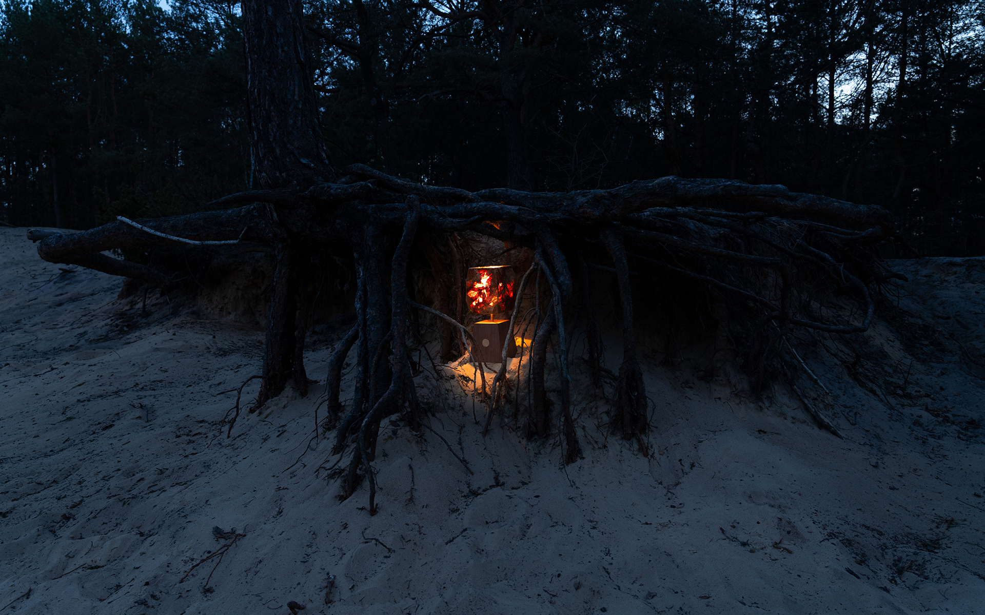 Folium Lamp in the night