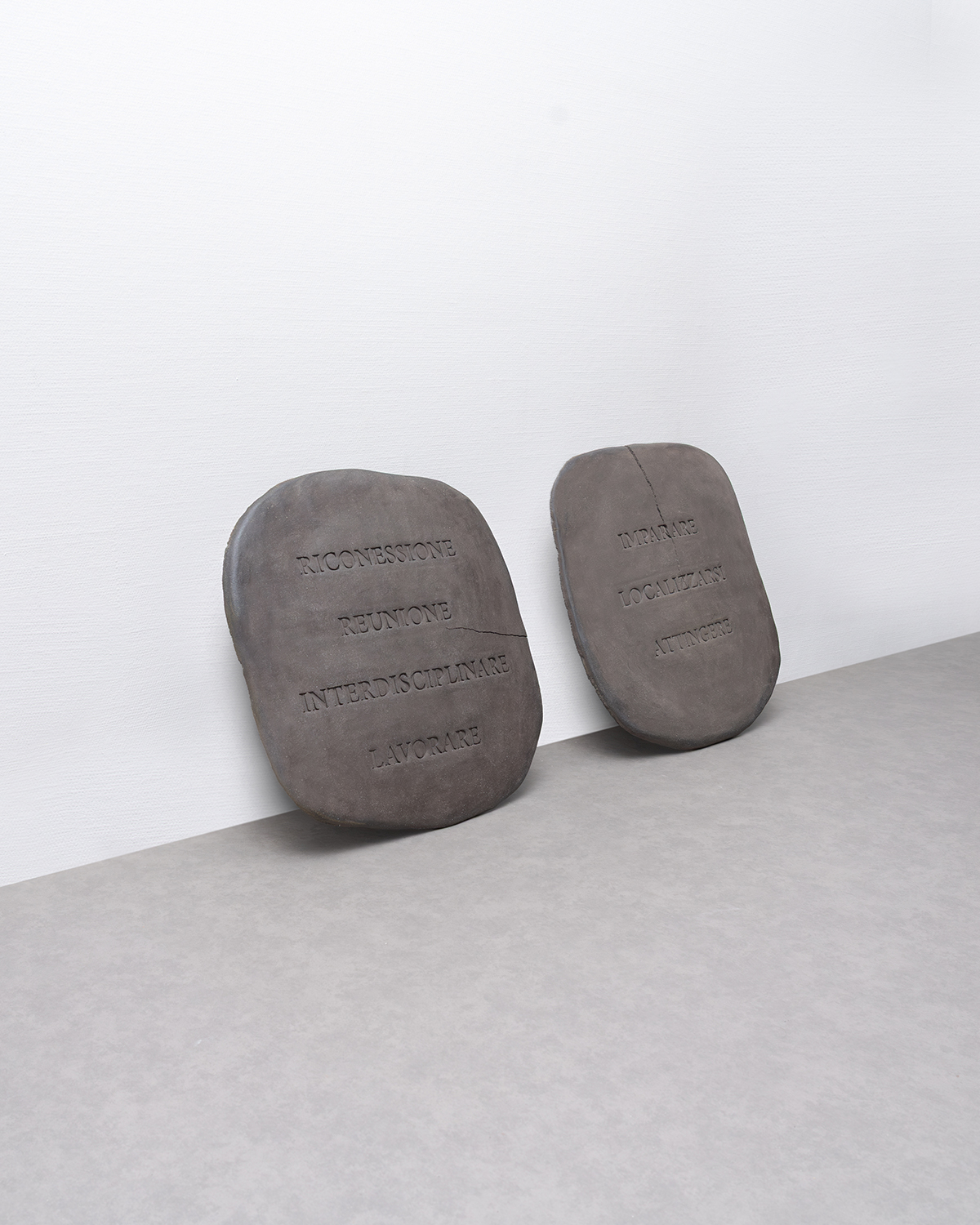 Riconessione tablets in a gallery